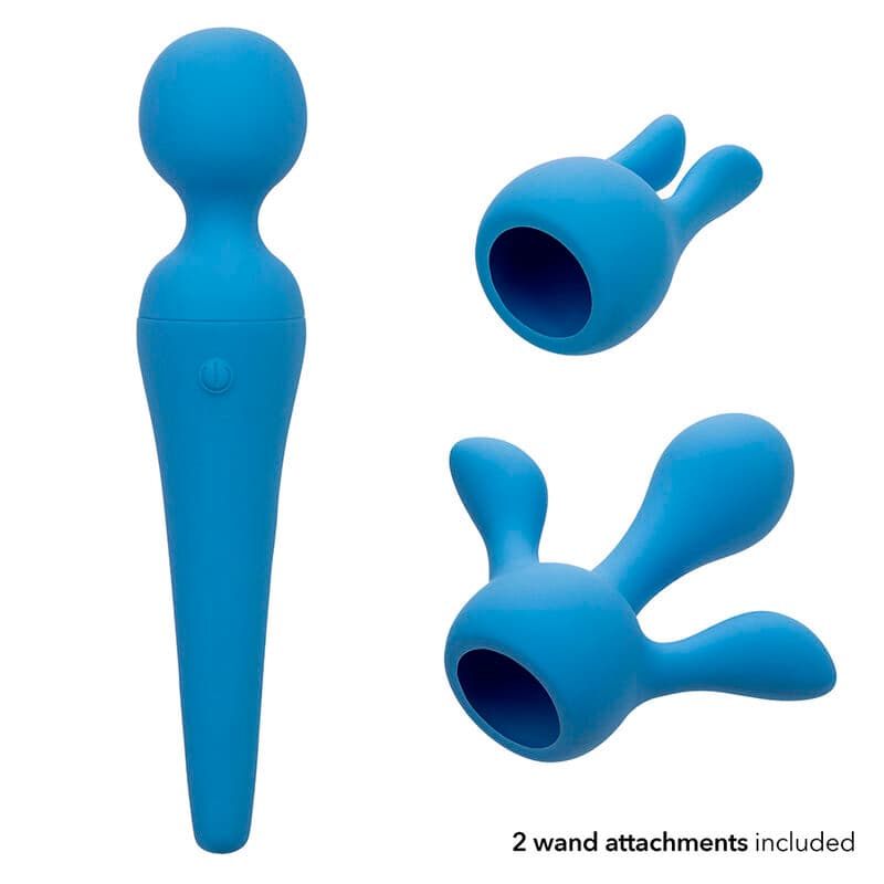 CALEXOTICS - COUTURE KIT VIBRATOR WAND 10 VIBRATIONS BLUE thumb 6