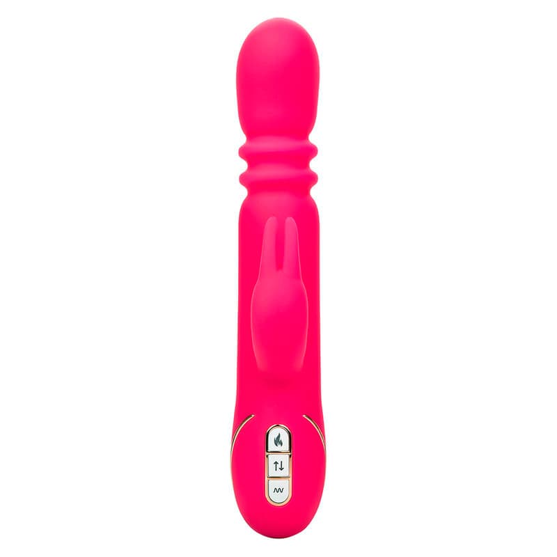 CALEXOTICS - JACK FANTASY TRIPLE HEATED VIBRATOR RABBIT PINK thumb 4