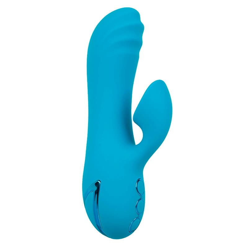 CALEXOTICS - SUNSET BEACH SEDUCER VIBRATOR & STIMULATOR 10 FUNCTIONS BLUE thumb 2
