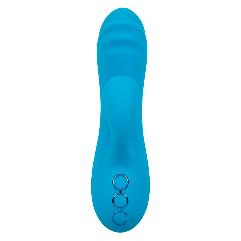 CALEXOTICS - SUNSET BEACH SEDUCER VIBRATOR & STIMULATOR 10 FUNCTIONS BLUE thumb 4