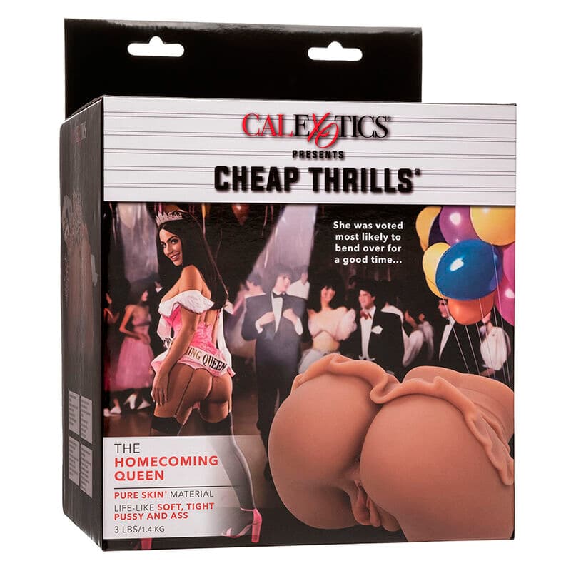 CALEXOTICS - THE HOMECOMING QUEEN DOUBLE REALISTIC MASTURBATOR CARAMEL thumb 9