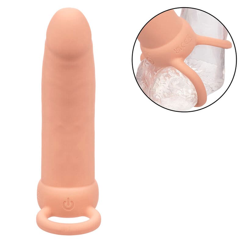 CALEXOTICS - MAXX THICK DUAL PENETRATOR 10 VIBRATIONS FLESH thumb 3