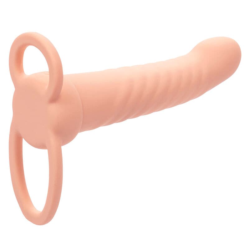 CALEXOTICS - MAXX RIBBED DUAL PENETRATOR 10 VIBRATIONS FLESH thumb 3