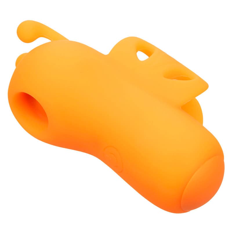 CALEXOTICS - NEON VIBES THE BUZZING VIBE FINGER STIMULATOR 10 VIBRATIONS ORANGE thumb 4