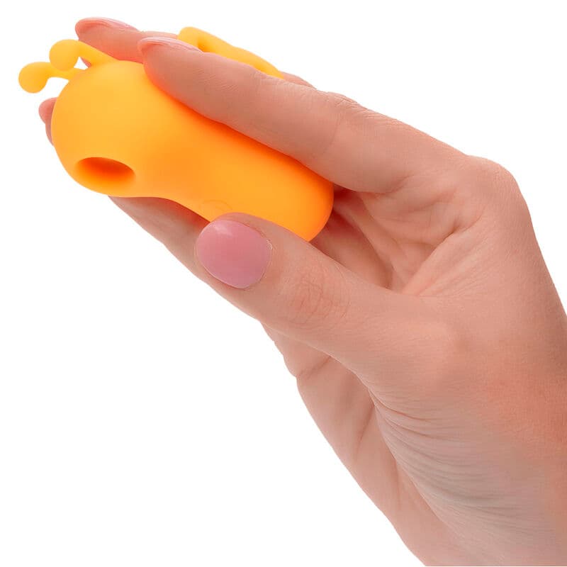 CALEXOTICS - NEON VIBES THE BUZZING VIBE FINGER STIMULATOR 10 VIBRATIONS ORANGE thumb 6