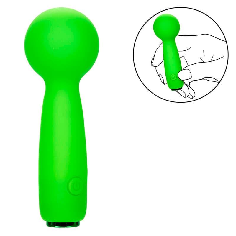 CALEXOTICS - NEON VIBES THE BUBBLY VIBE MINI MASSAGER 10 VIBRATIONS GREEN thumb 6