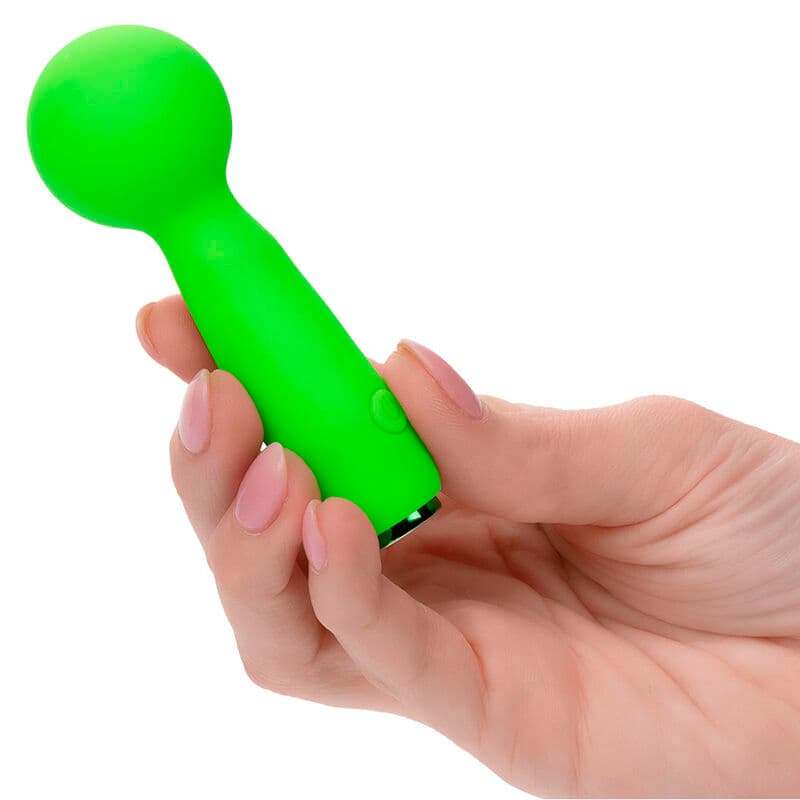 CALEXOTICS - NEON VIBES THE BUBBLY VIBE MINI MASSAGER 10 VIBRATIONS GREEN thumb 5