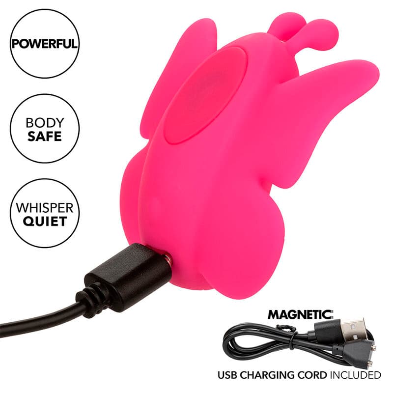 CALEXOTICS - NEON VIBES THE FLUTTER VIBE STIMULATOR 10 VIBRATIONS PINK thumb 9