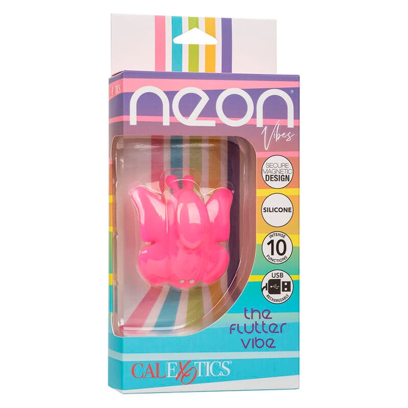 CALEXOTICS - NEON VIBES THE FLUTTER VIBE STIMULATOR 10 VIBRATIONS PINK thumb 11