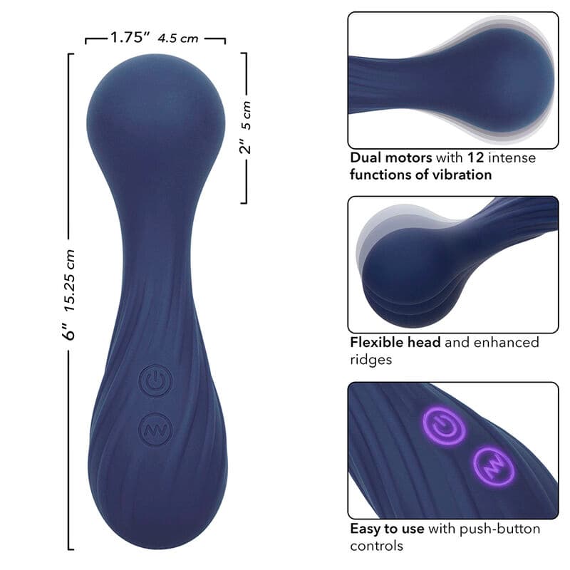 CALEXOTICS - CHARISMA TEMPTATION MASSAGER 12 FUNCTIONS PURPLE thumb 8
