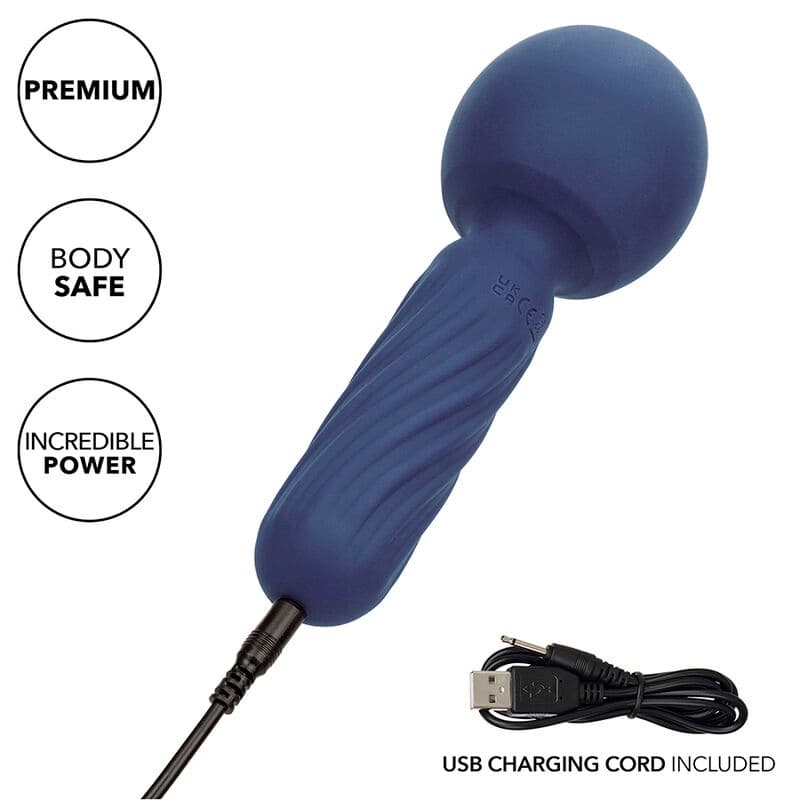 CALEXOTICS - CHARISMA SEDUCTION MASSAGER 12 FUNCTIONS 17.75 CM X 6.25 CM PURPLE thumb 6