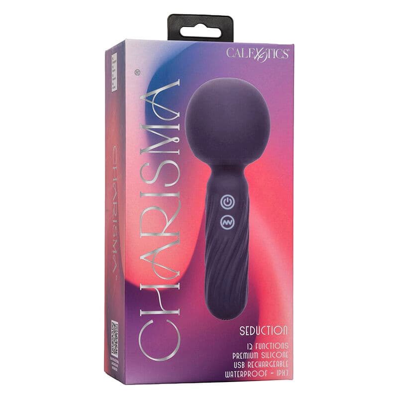 CALEXOTICS - CHARISMA SEDUCTION MASSAGER 12 FUNCTIONS 17.75 CM X 6.25 CM PURPLE thumb 9