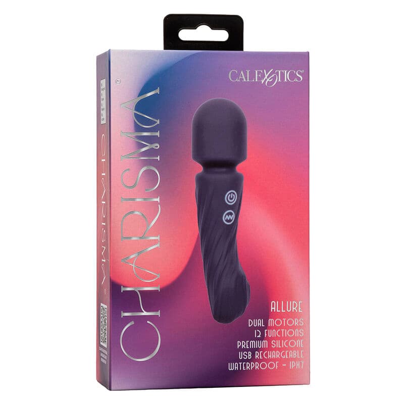 CALEXOTICS - CHARISMA ALLURE MASSAGER DUAL MOTORS 12 FUNCTIONS 17.25 CM X 4.5 CM PURPLE thumb 9