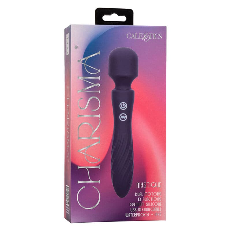 CALEXOTICS - CHARISMA MYSTIQUE MASSAGER DUAL MOTORS 12 FUNCTIONS 20,5 CM X 4.5 CM PURPLE thumb 10