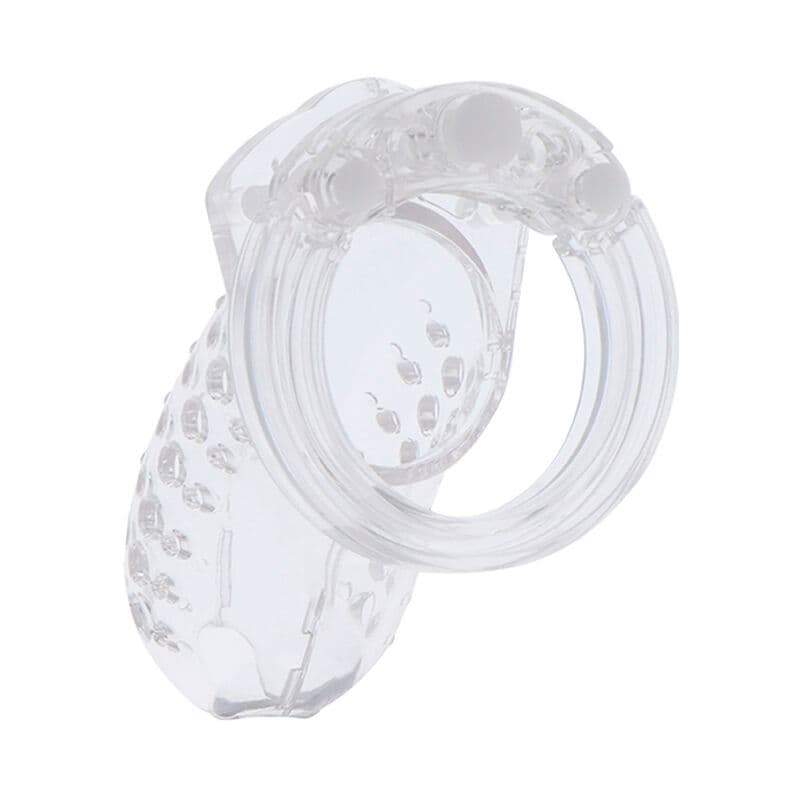 HIDDEN DESIRE - EXTREME CHASTITY COCK CAGE ACRYLIC ADJUSTABLE CLEAR thumb 2
