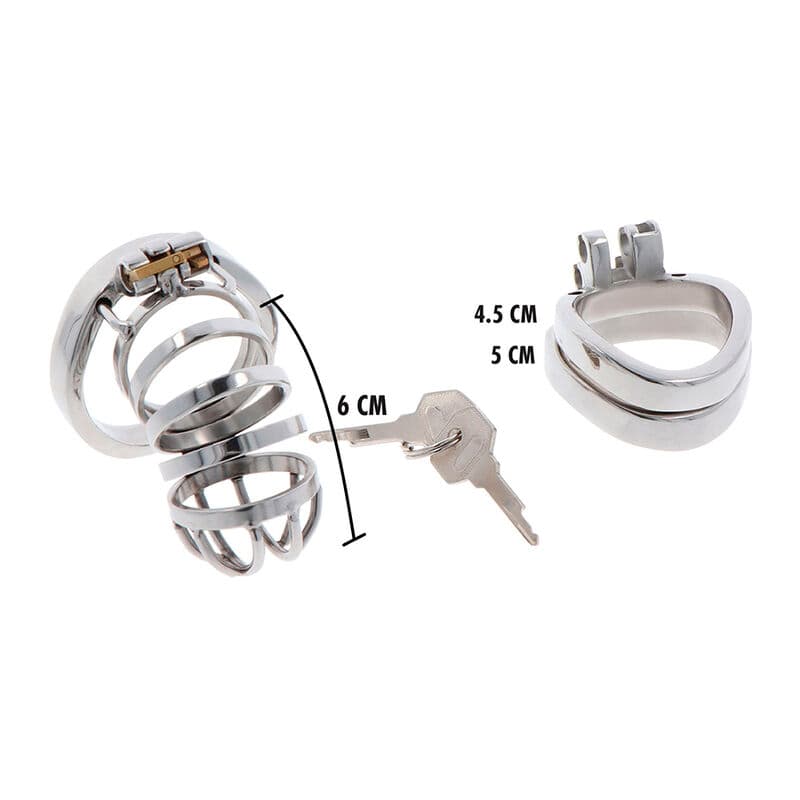 HIDDEN DESIRE - EXTREME CHASTITY COCK CAGE METAL thumb 3