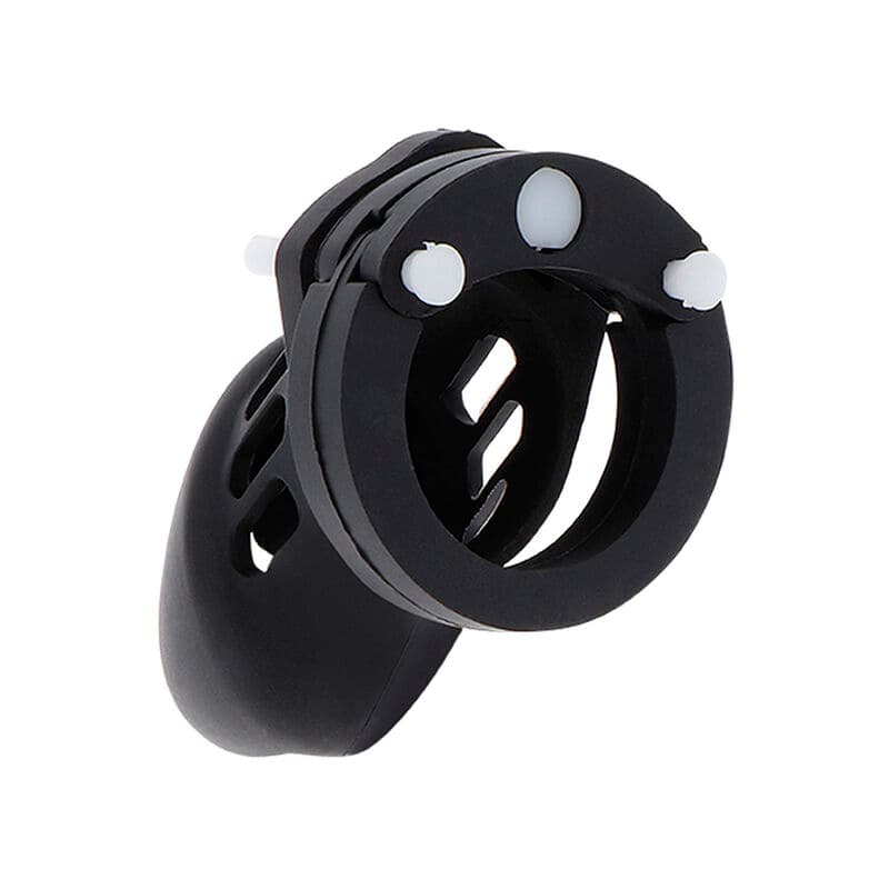 HIDDEN DESIRE - EXTREME CHASTITY COCK CAGE SILICONE SIZE S BLACK thumb 2