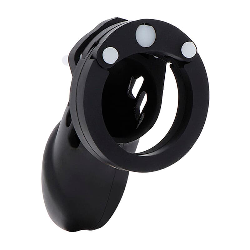 HIDDEN DESIRE - EXTREME CHASTITY COCK CAGE SILICONE SIZE L BLACK thumb 2