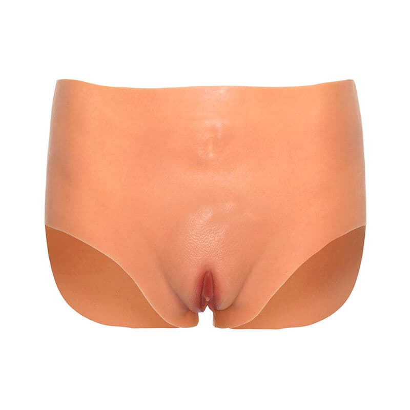 HIDDEN DESIRE - ALTER EGO OPEN VAGINA BRIEF HIGH WAIST FLESH thumb 2