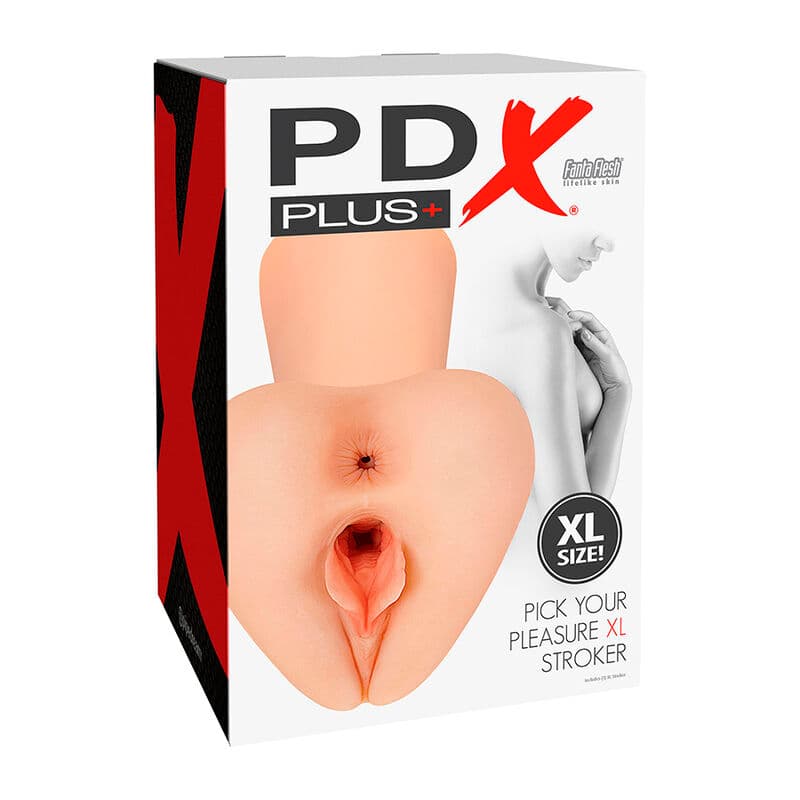 PDX PLUS - PICK YOUR PLEASURE XL REALISTIC STROKER FLESH thumb 4