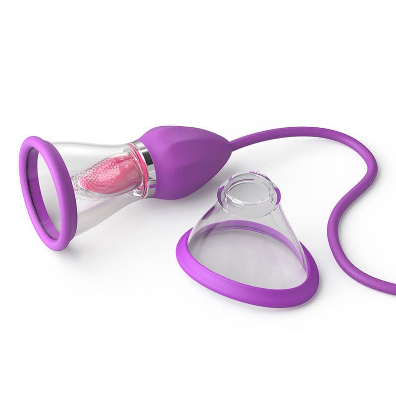 FANTASY FOR HER - ULTIMATE PLEASURE MAX SUCTION HOSE WITH STIMULATING TONGUE PURPLE thumb 2
