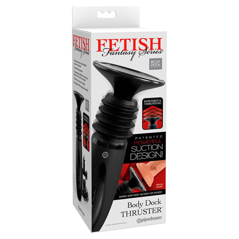 FETISH FANTASY SERIES - BODY DOCK THRUSTER DILDO CLAMP WITH 7 PUSH MODES BLACK thumb 5