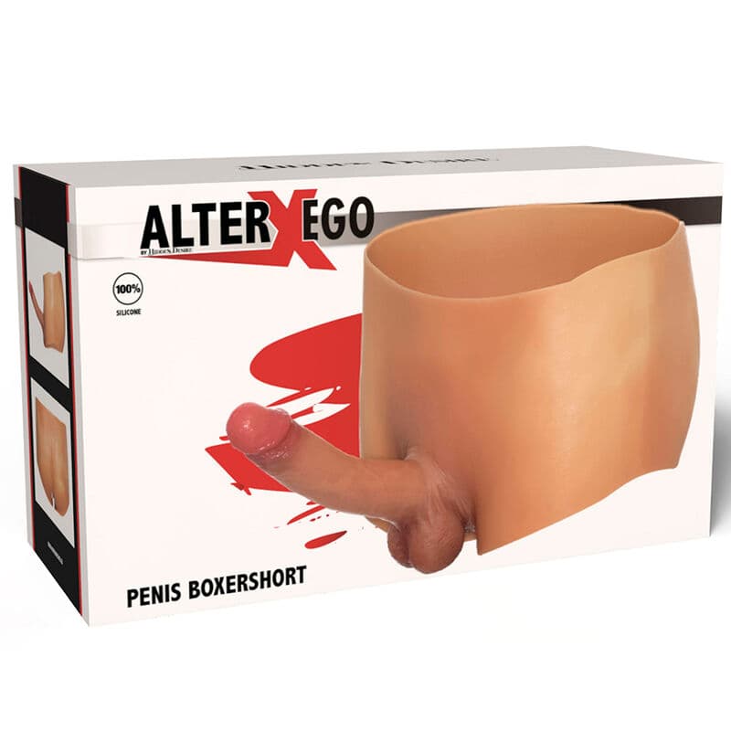 HIDDEN DESIRE - ALTER EGO BOXERSHOT WITH PENIS 18 CM SIZE S/M thumb 6
