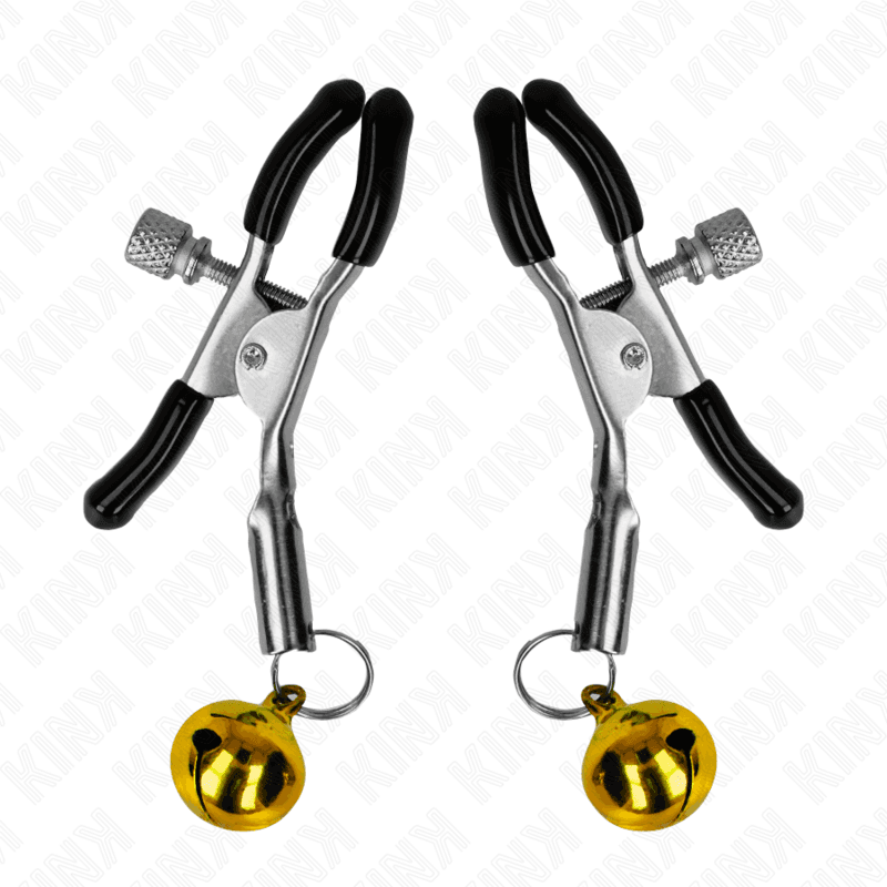 KINK - GOLD SINGLE BELL NIPPLE CLAMP 6 CM thumb 2