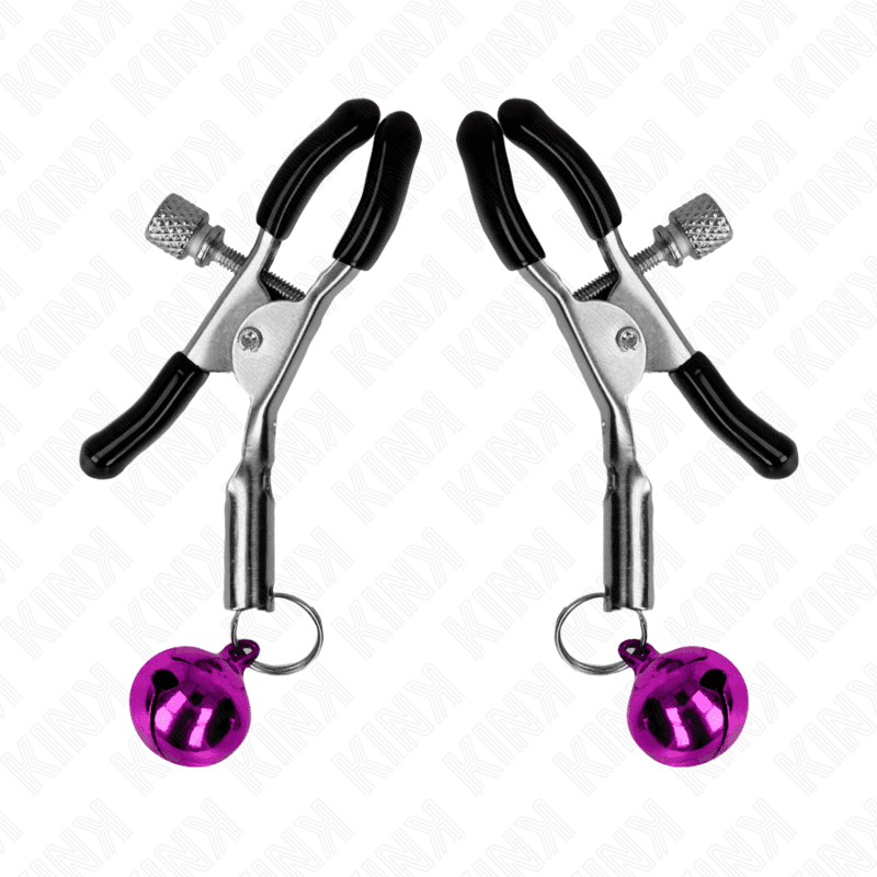 KINK - PURPLE SINGLE BELL NIPPLE CLAMP 6 CM thumb 2