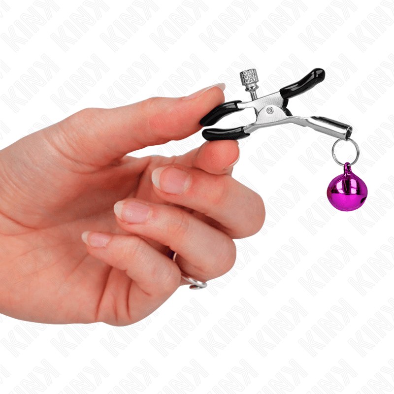 KINK - PURPLE SINGLE BELL NIPPLE CLAMP 6 CM thumb 4