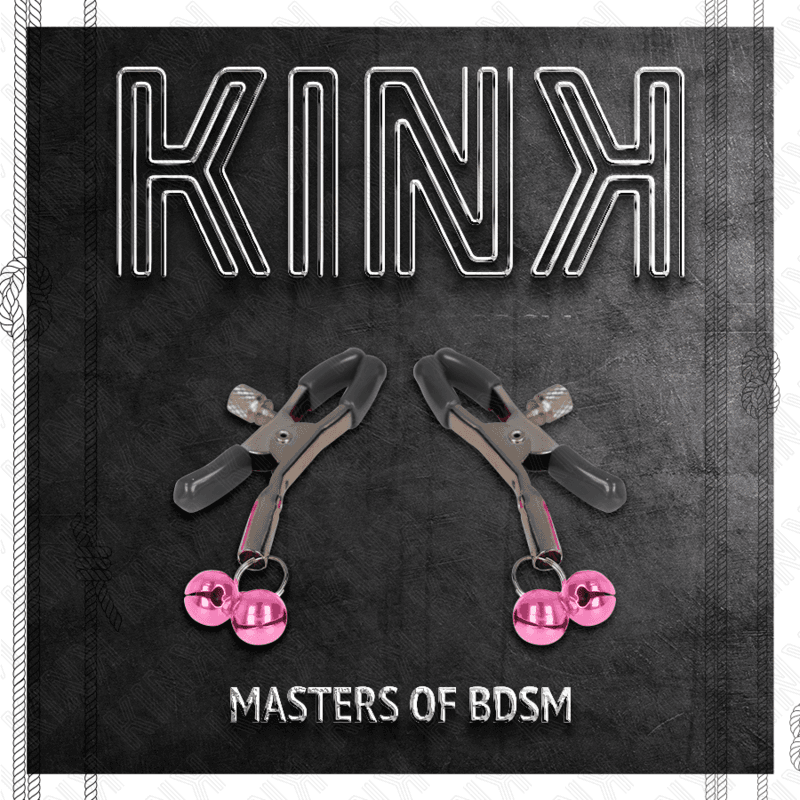 KINK - DOUBLE BELL NIPPLE CLAMP PINK 6 CM thumb 5