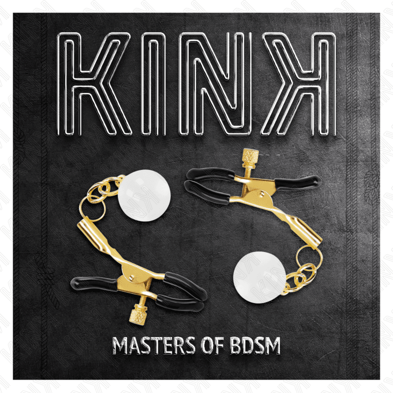 KINK - GLASS BEAD NIPPLE CLAMPS GOLD 6 CM thumb 5