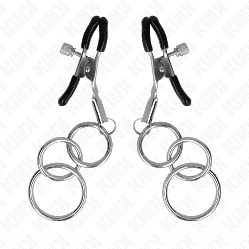 KINK - 3 O-RING NIPPLE CLAMP 6 CM thumb 2