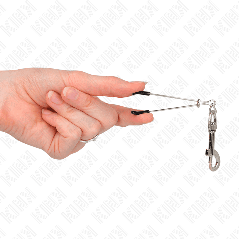 KINK - THIN HOOK NIPPLE CLAMP SILVER 7 CM thumb 4