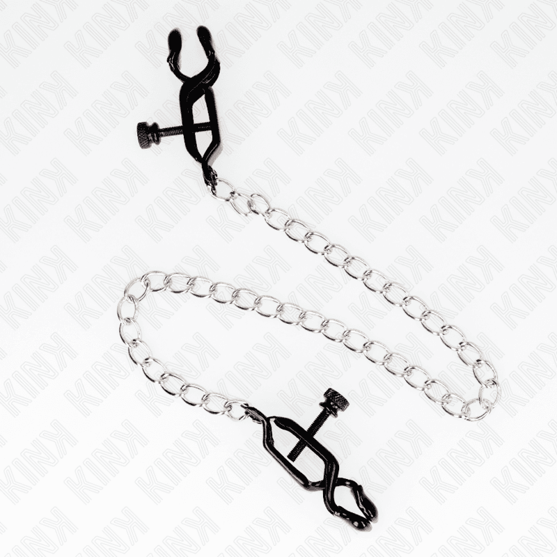 KINK - FLAT CHAIN NIPPLE CLAMPS SILVER 30 CM thumb 2