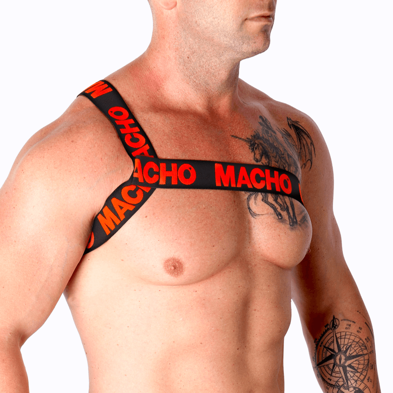 MACHO - ROMAN HARNESS RED S/M thumb 2
