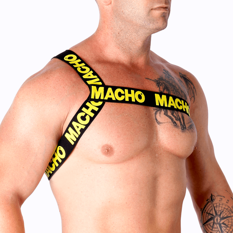 MACHO - ROMAN HARNESS YELLOW S/M thumb 2
