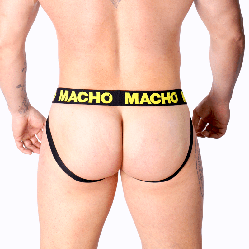 MACHO - MX25A JOCK LYCRA YELLOW M thumb 4
