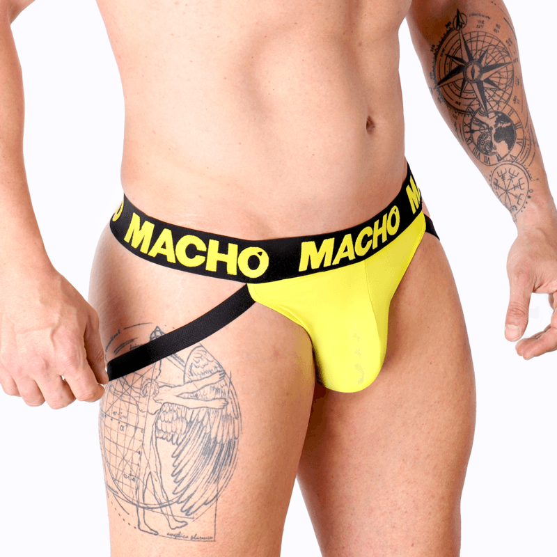 MACHO - MX25A JOCK LYCRA YELLOW S thumb 2
