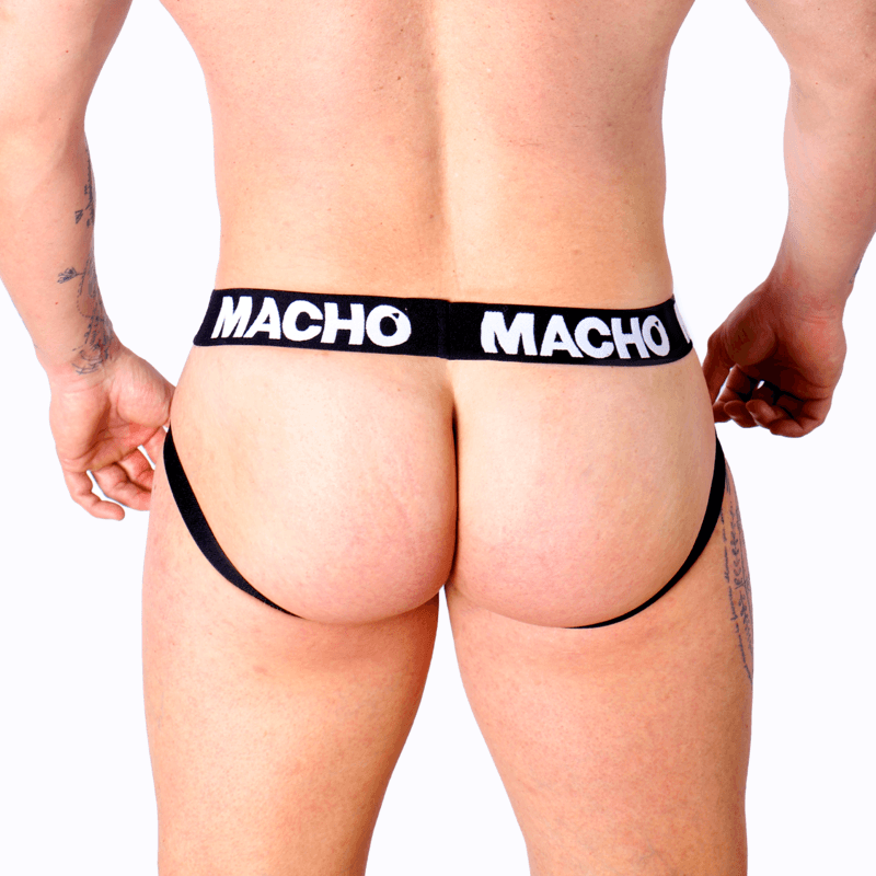 MACHO - MX27GR LEATHER JOCK GRAY BEIGE XL thumb 4