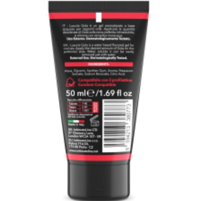 INTIMATELINE LUXURIA - ORAL SEX GEL STRAWBERRY FLAVOR 50 ML thumb 2