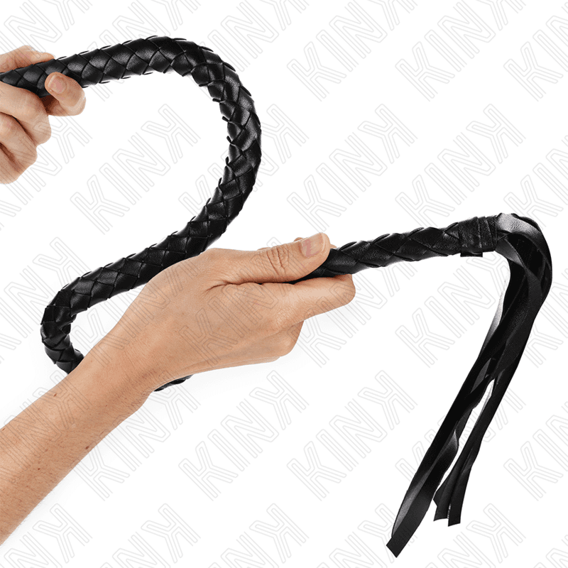 KINK - SNAKE WHIP WITH BLACK HAND RING 65 CM thumb 3