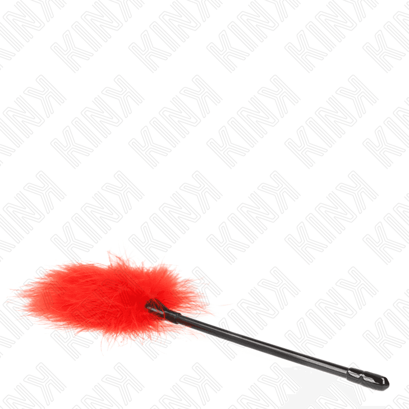 KINK - RED TICKLE FEATHERS USED FOR THE BONDAGE KIT 27 CM thumb 4