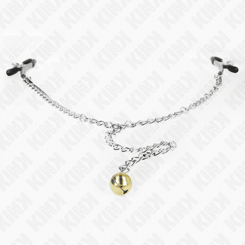 KINK - CHAIN NIPPLE CLAMPS WITH BELL 30 CM thumb 3