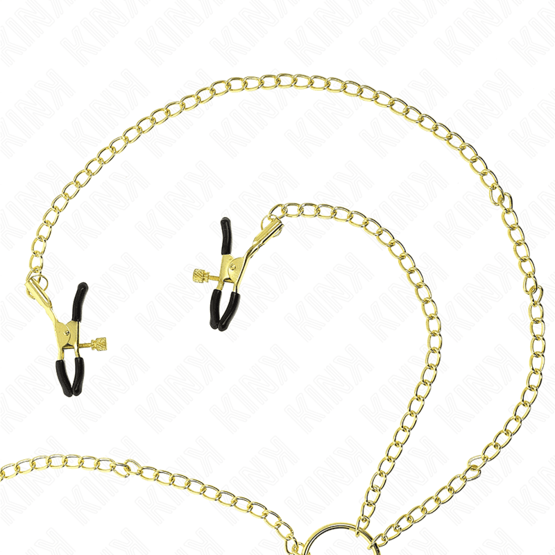 KINK - 4 NIPPLE AND CLIT CLAMPS ADJUSTABLE GOLD thumb 2