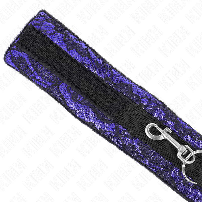 KINK - SHORT VELVET LACE NECKLACE WITH BELT 105 CM WITH NYLON TRIM 44 X 5.5 CM thumb 5