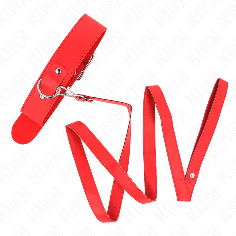 KINK - NECKLACE WITH BELT 116 CM ROJO STRAP ADJUSTABLE 32-50 CM X 8 CM thumb 2