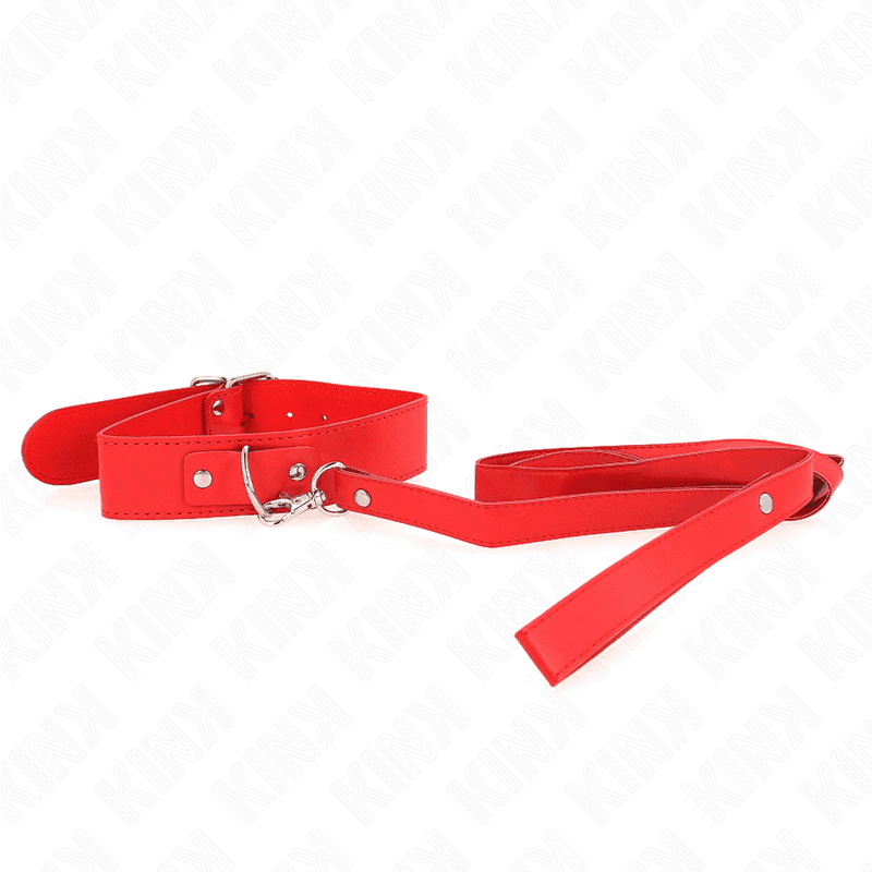 KINK - NECKLACE WITH BELT 116 CM ROJO STRAP ADJUSTABLE 32-50 CM X 8 CM thumb 4