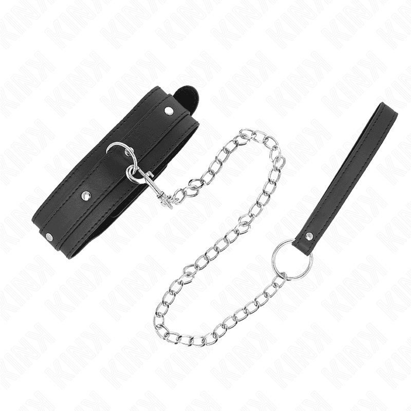 KINK - NECKLACE WITH LEASH 65 CM 1 RING ADJUSTABLE 38-49 CM X 5 CM thumb 2