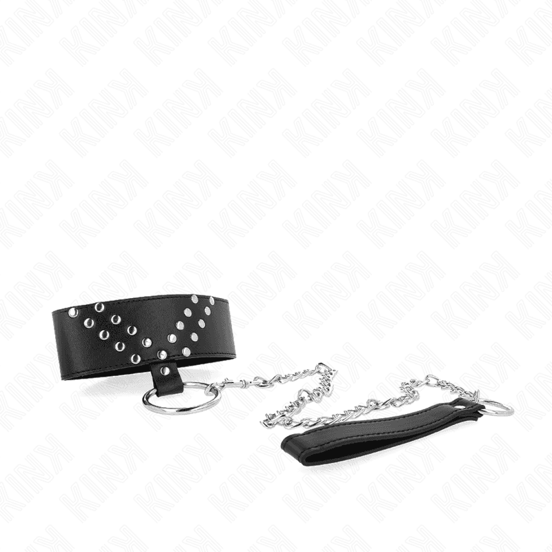 KINK - NECKLACE WITH BELT 65 CM WITH V RIVET ADJUSTABLE 36-43 CM X 5 CM thumb 3